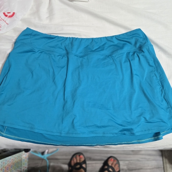 24TH AND OCEAN Pull-On Pocketed Swim Skort Blue Sz XXL - Picture 3 of 7